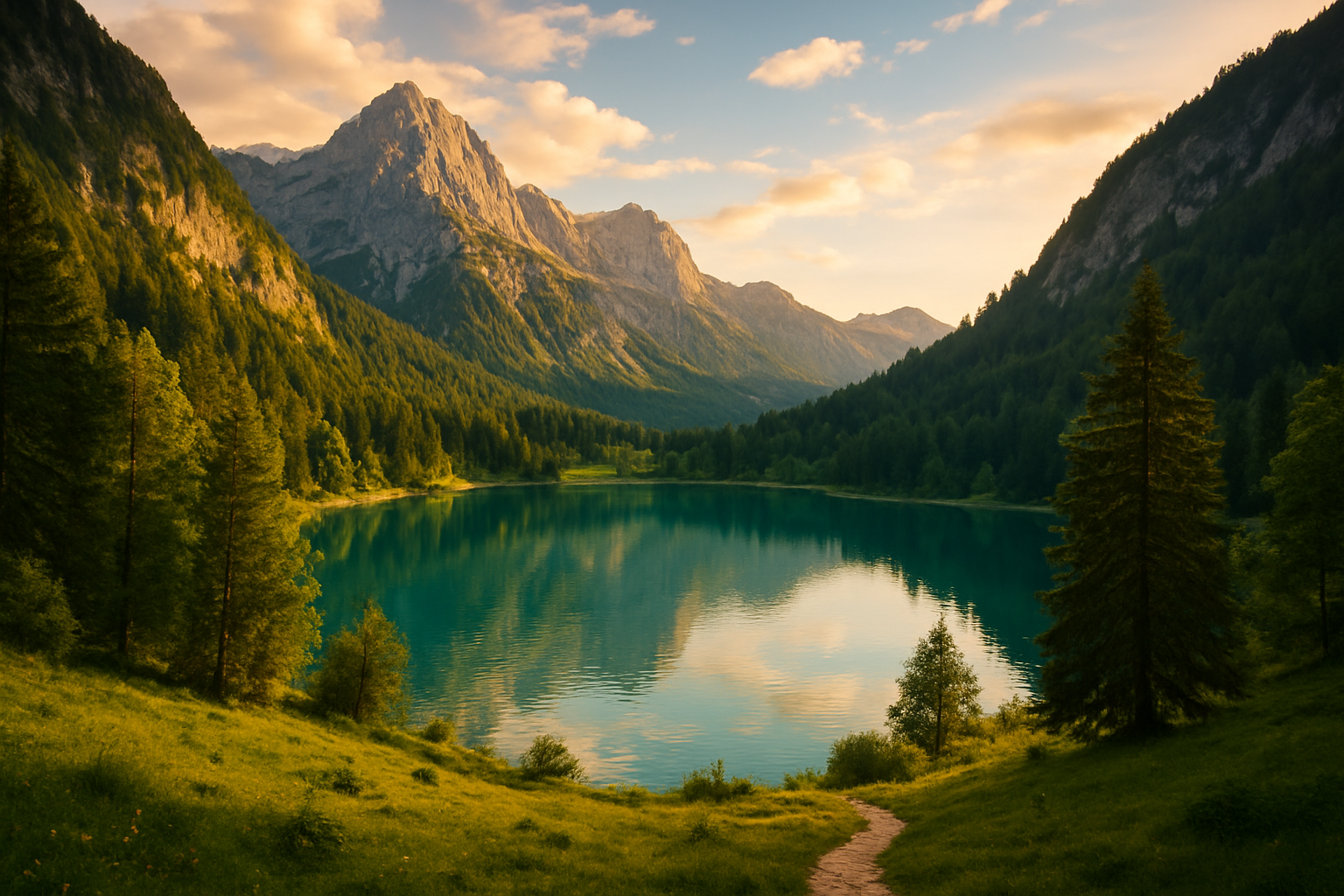 This Hidden Mountain Lake in Europe Is Absolutely Unreal