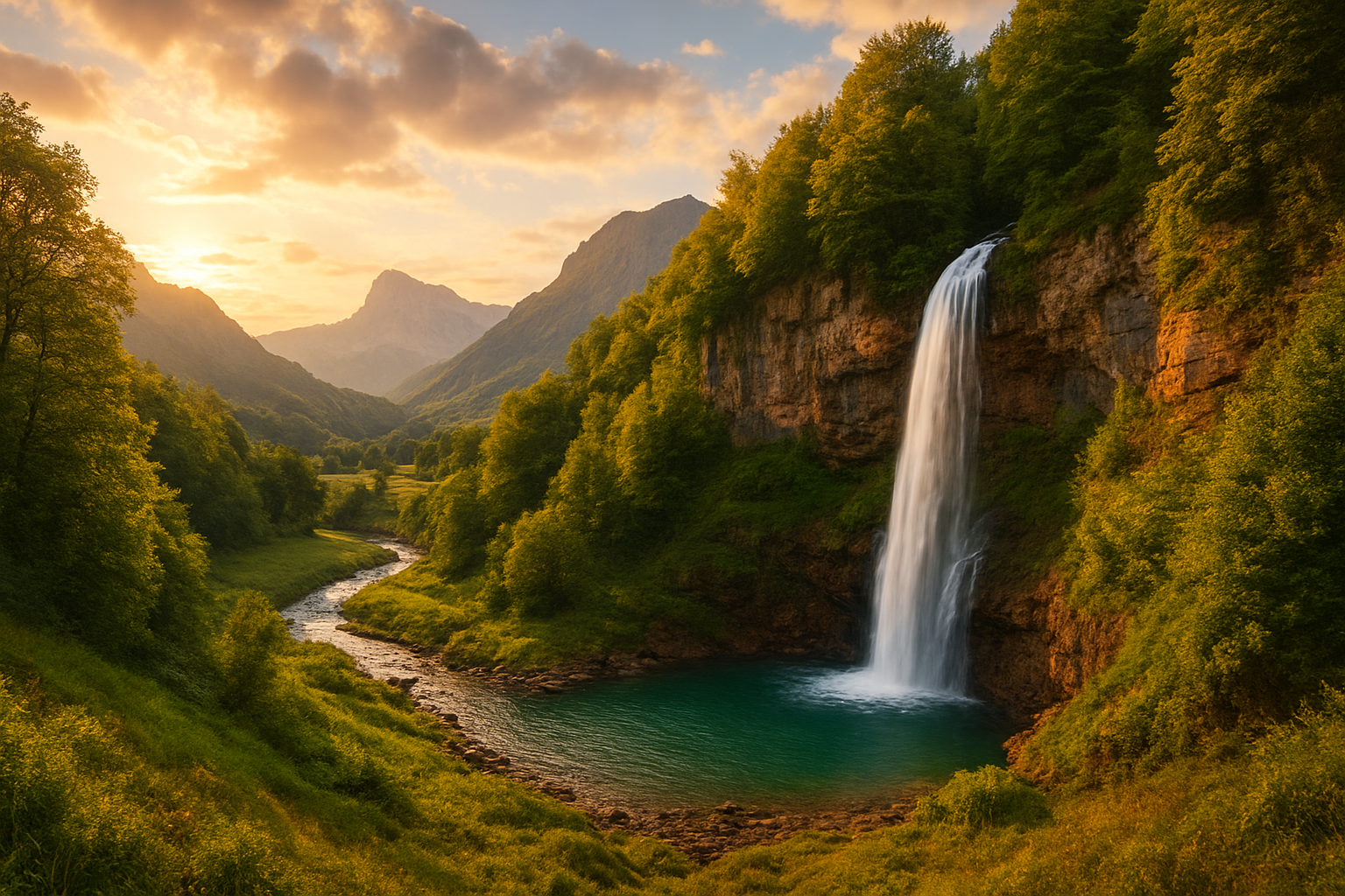 This Hidden Waterfall in Europe Is Absolutely Stunning