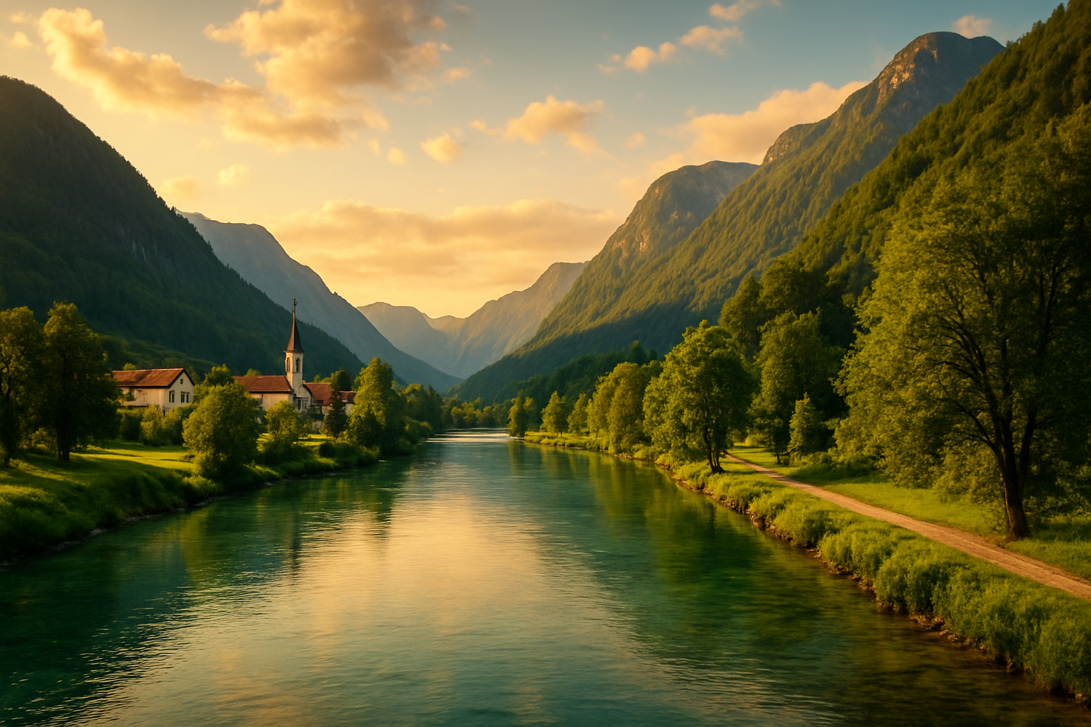 This River in Europe Looks Too Perfect to Be Real